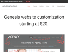Tablet Screenshot of genesistweaks.com